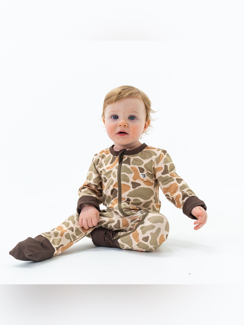 Burlebo Baby Zip Up in Venado Camo